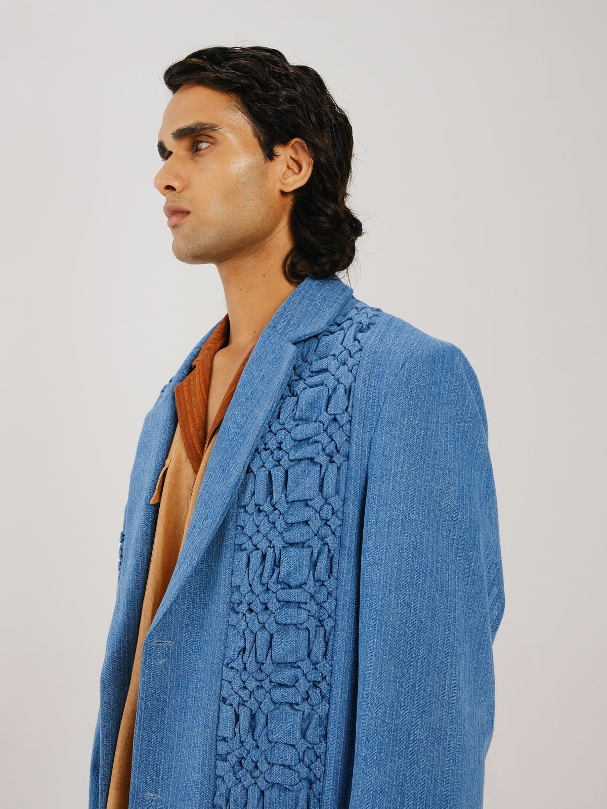 Front Smocked Blazer - image 9