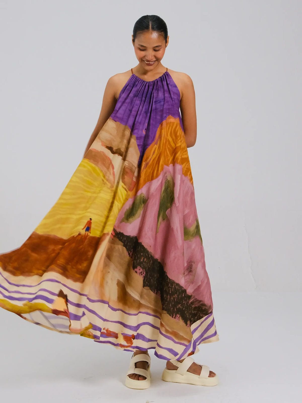Circle Long Dress - image 5