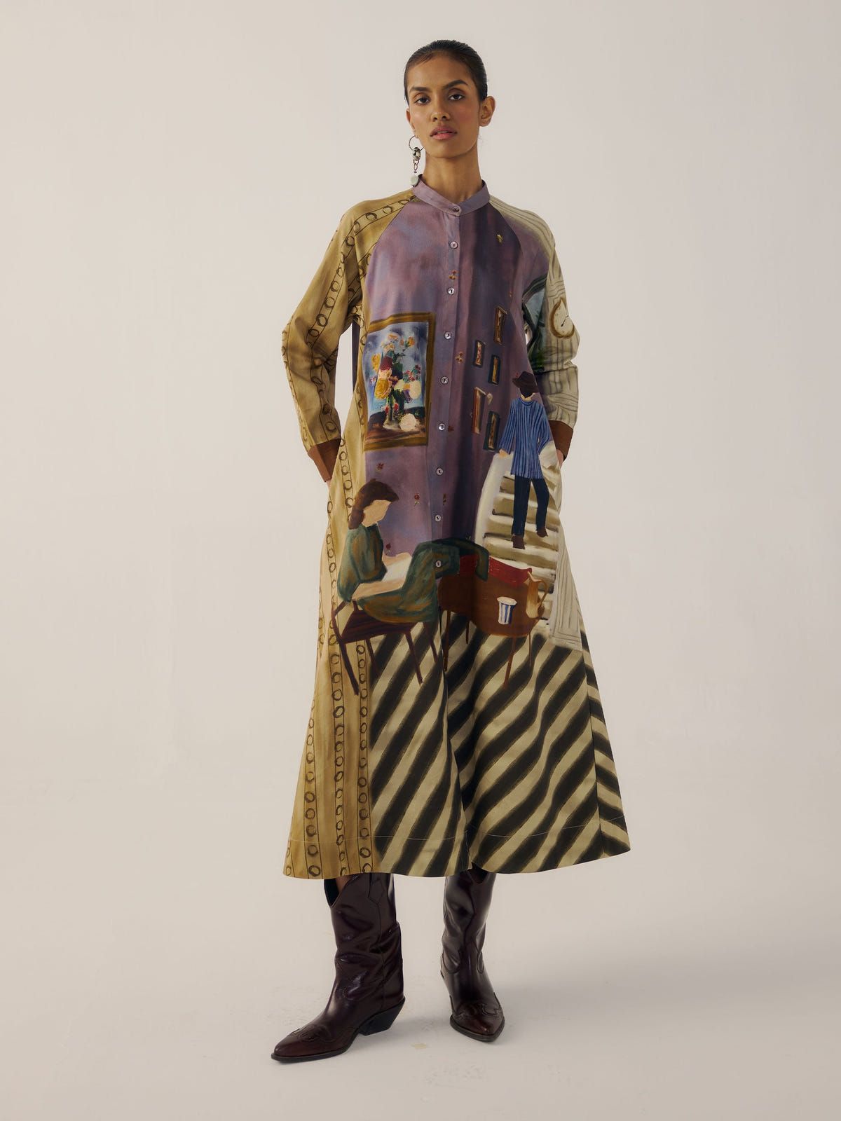 A-Line Long Dress - image 1