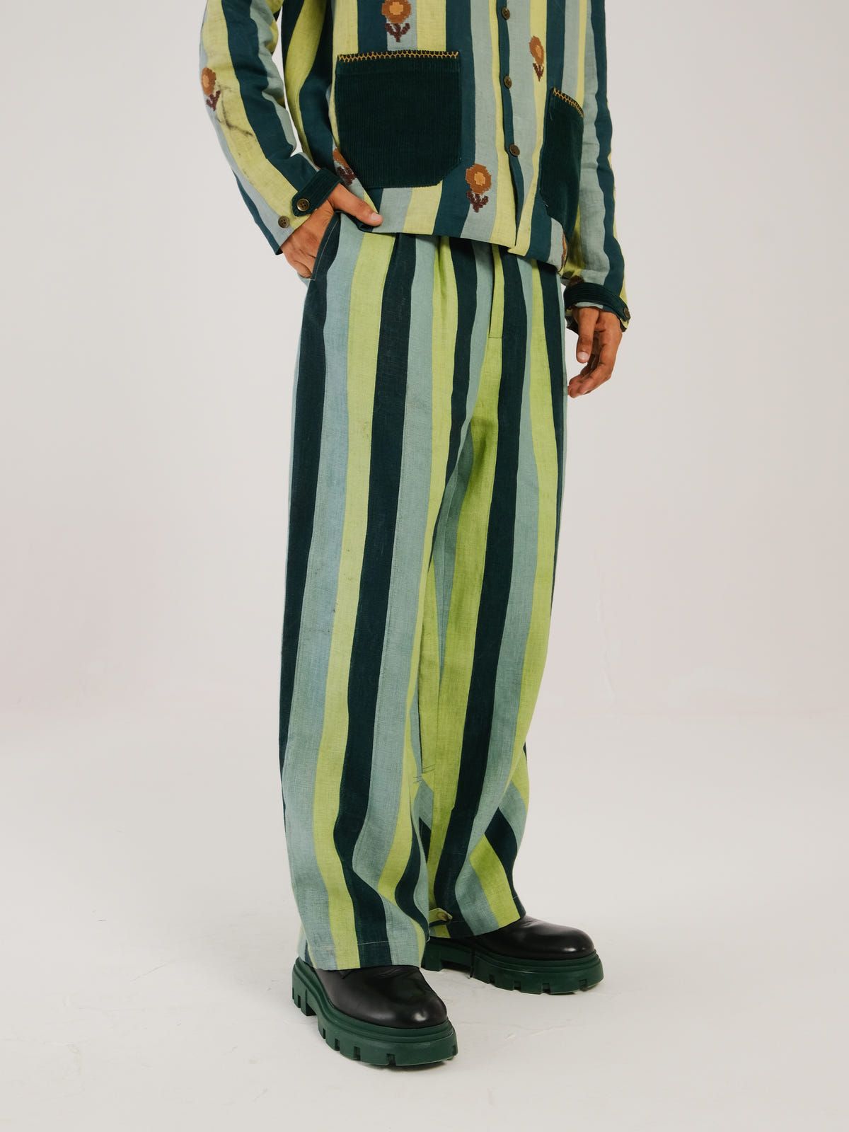 Double Pleat Pant - image 2
