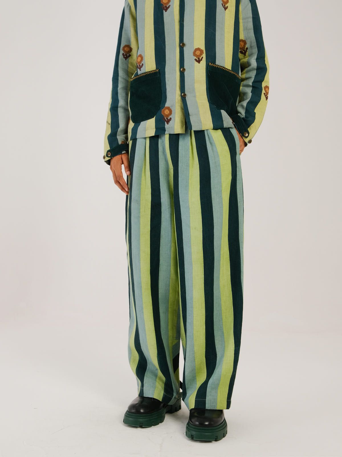 Double Pleat Pant - image 3