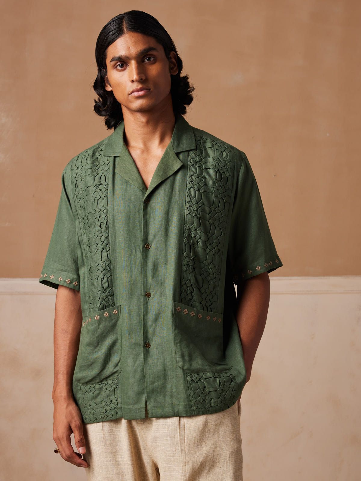 Smocked Shirt - image 1