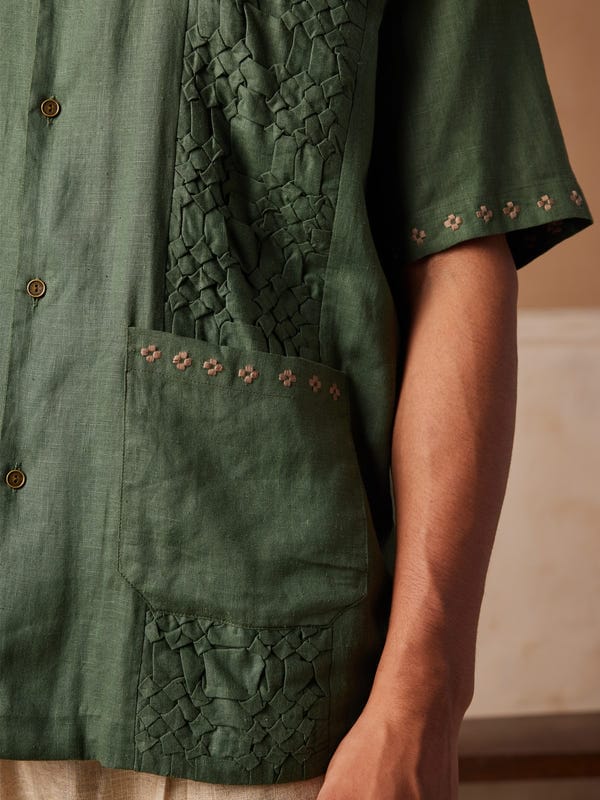 Cord — Smocked Shirt