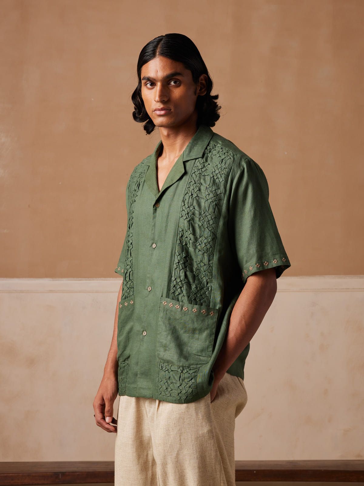 Smocked Shirt - image 5