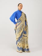 Smocked Saree + Top view 2