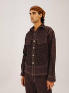 Smocked Collar Jacket view 5