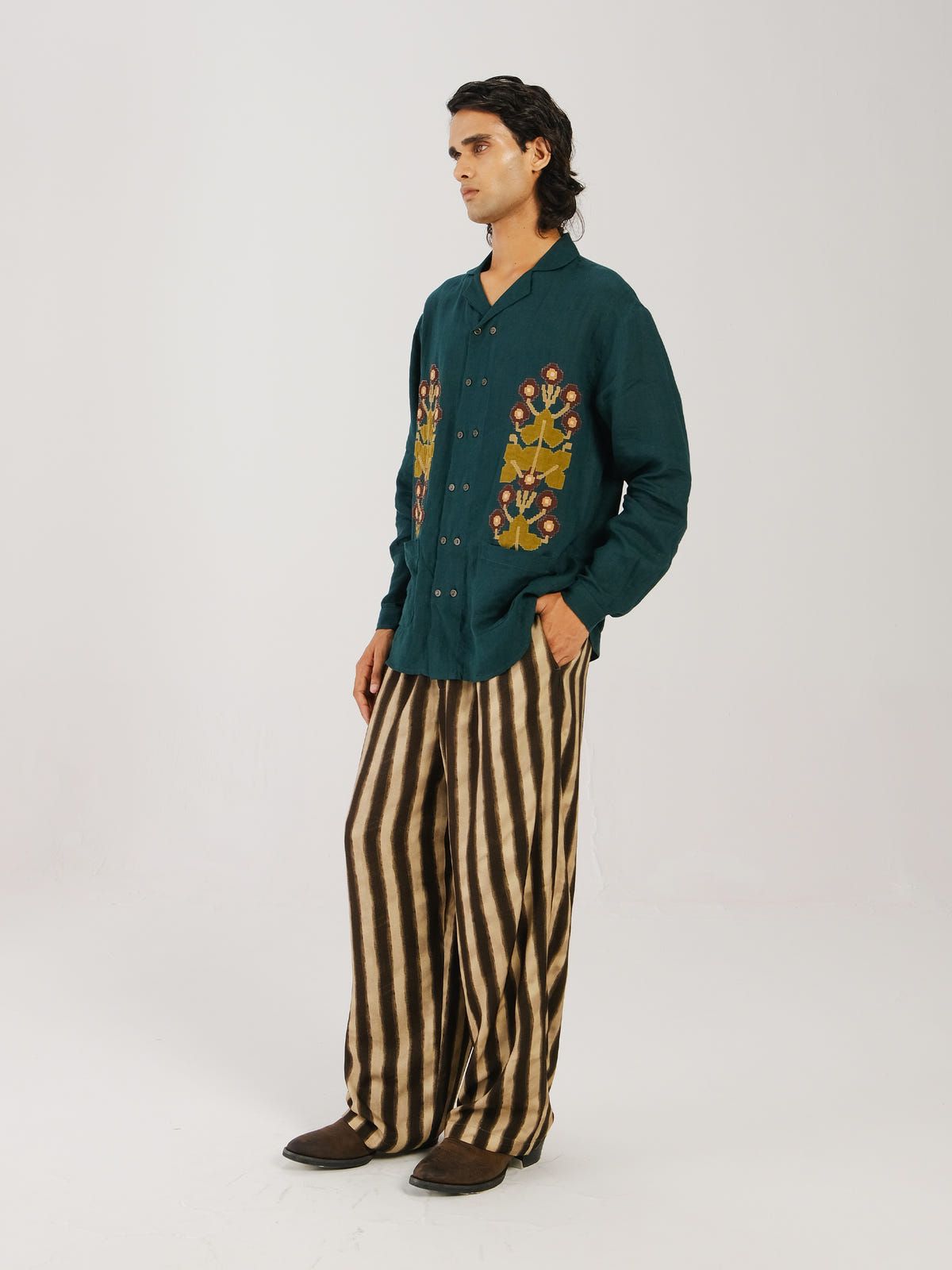 Double Pleat Pant - image 3