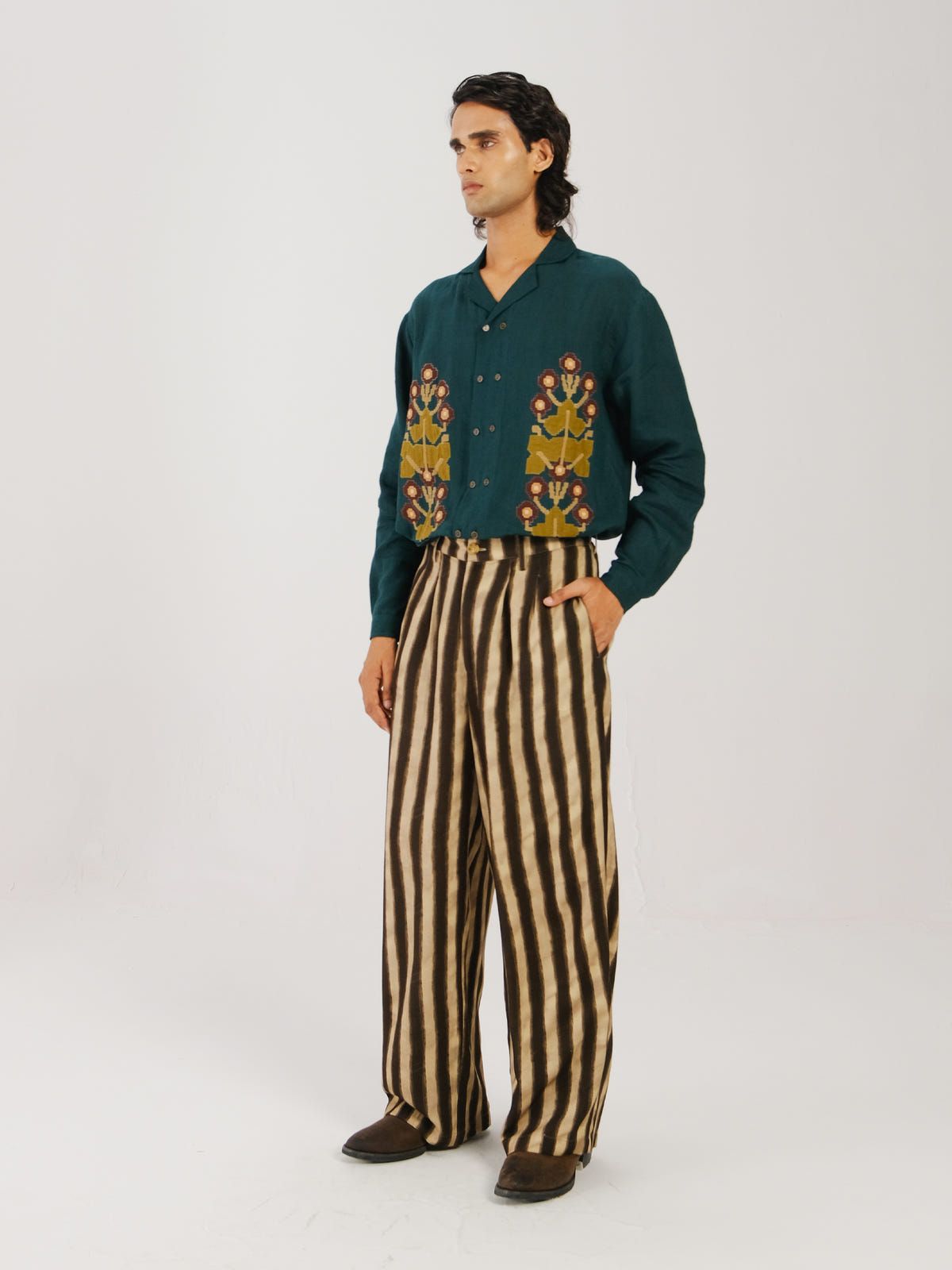 Double Pleat Pant - image 4