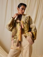 Quilted Front Open Jacket view 13