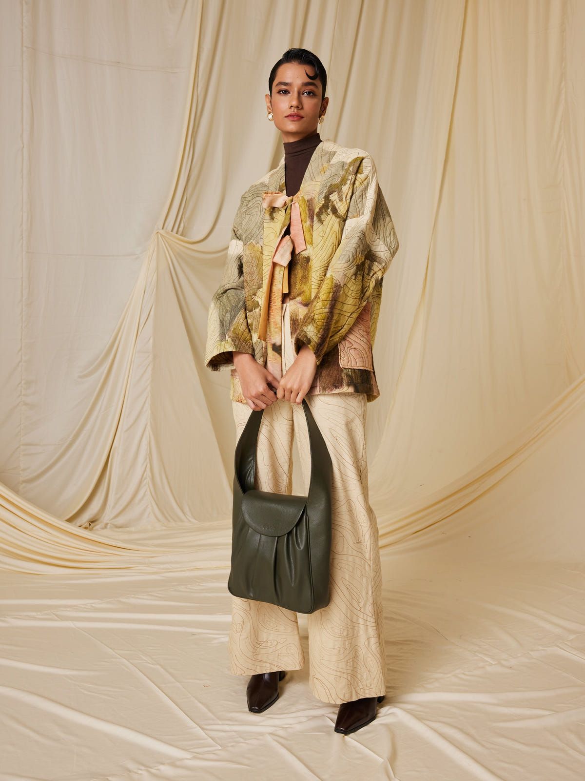 Quilted Front Open Jacket - image 3