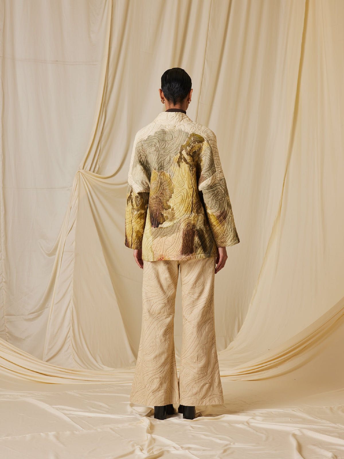 Quilted Front Open Jacket - image 6