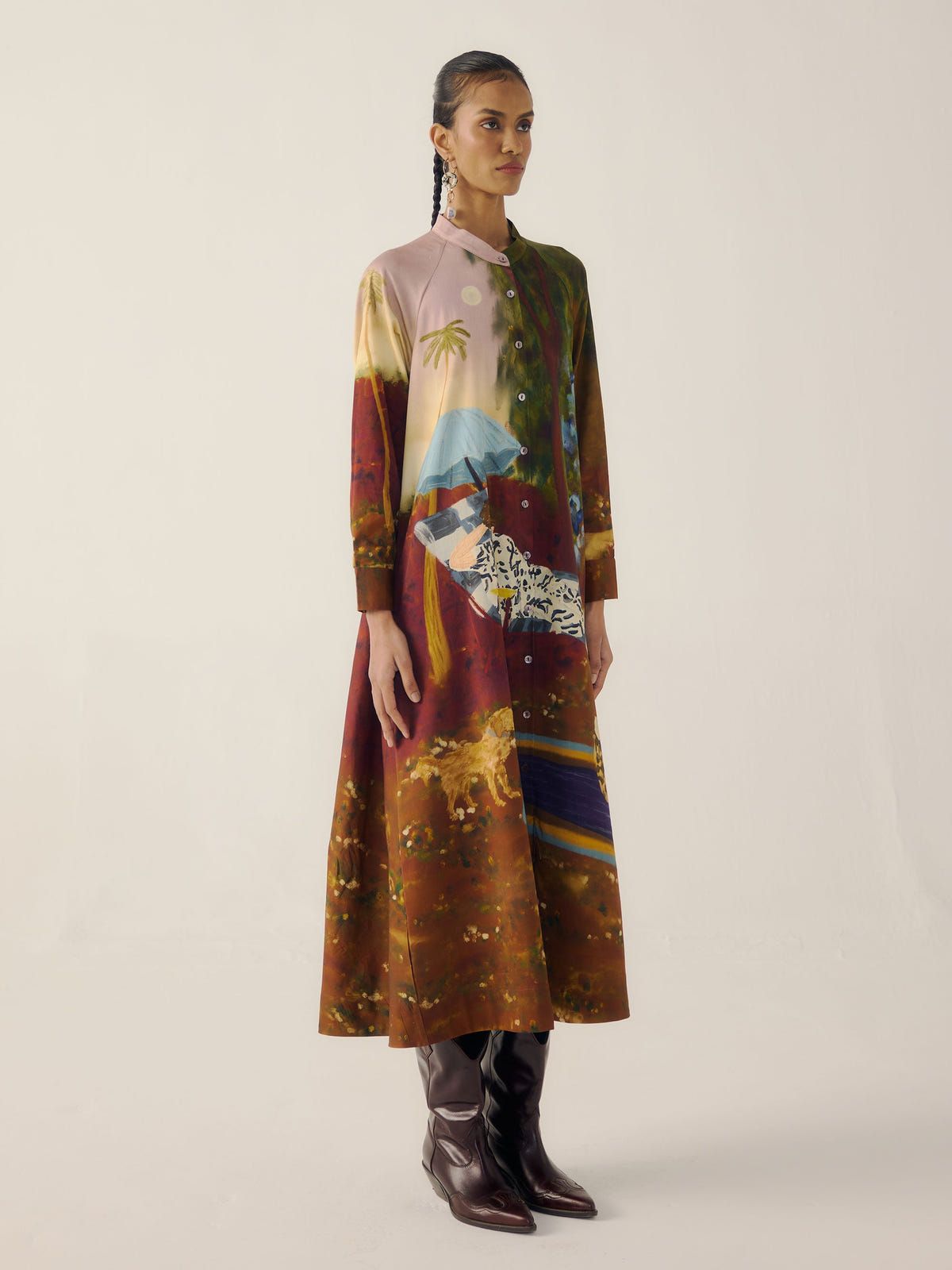 A-Line Long Dress - image 3