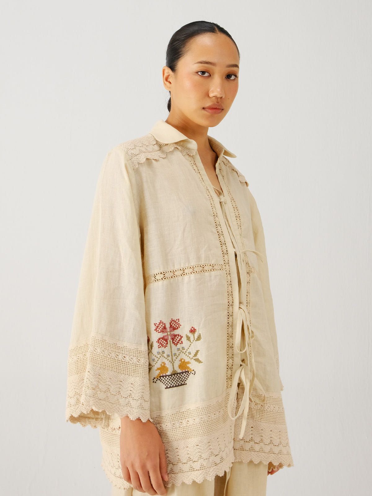 Tie up shirt - image 2