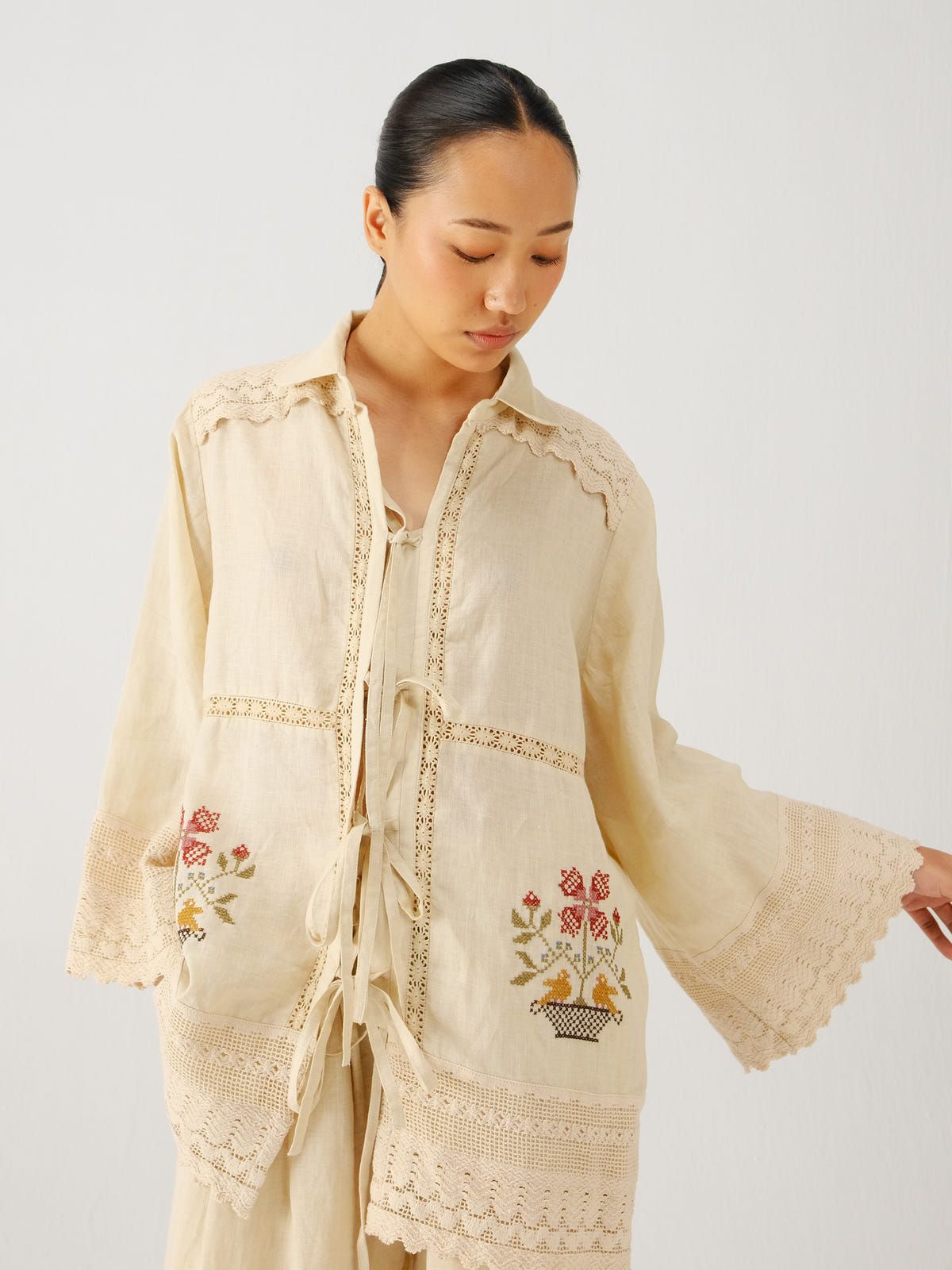 Tie up shirt - image 6