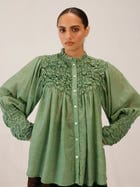 Smocked Shirt view 1