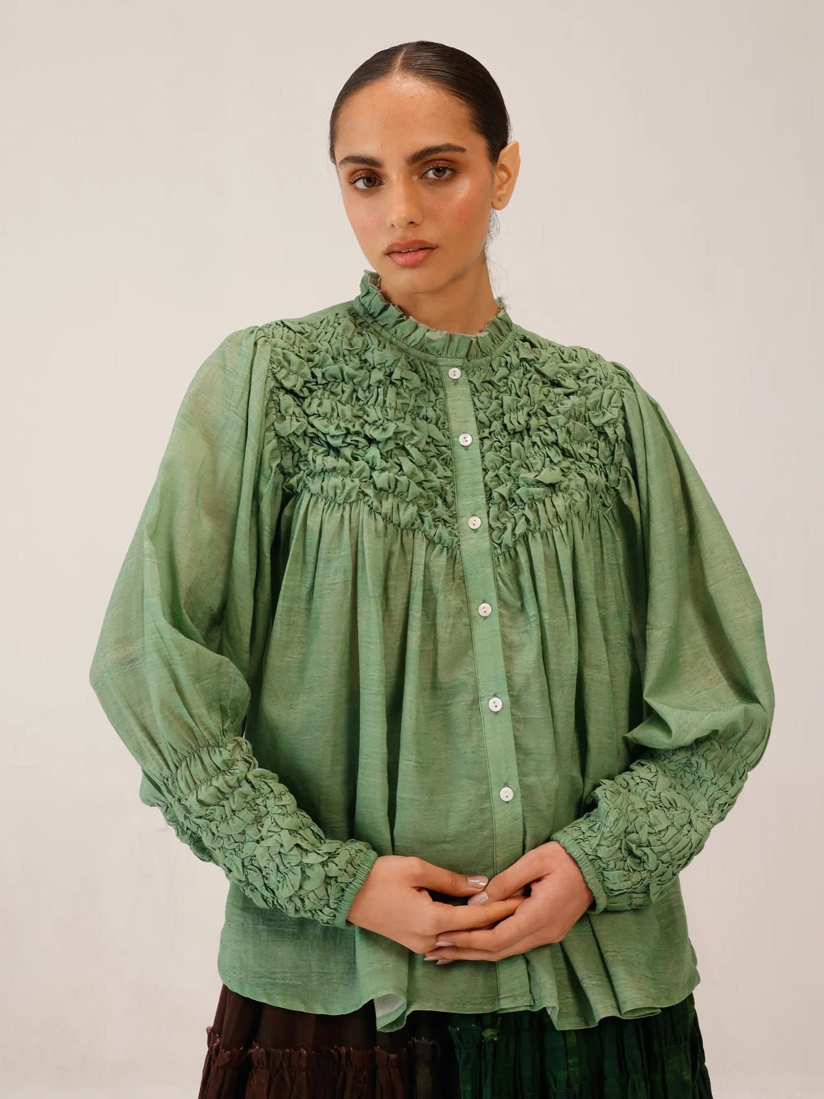 Smocked Shirt - image 3
