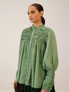 Smocked Shirt view 4