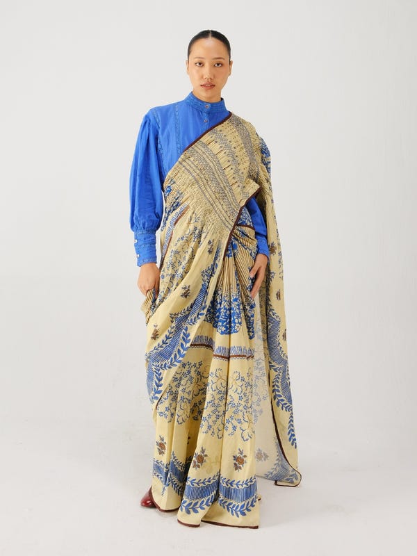 Cord — Smocked saree