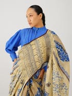 Smocked saree view 4