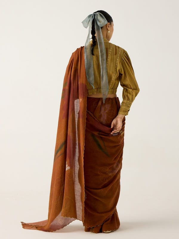 Cord — Smocked Saree + Top