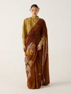 Smocked Saree + Top view 7