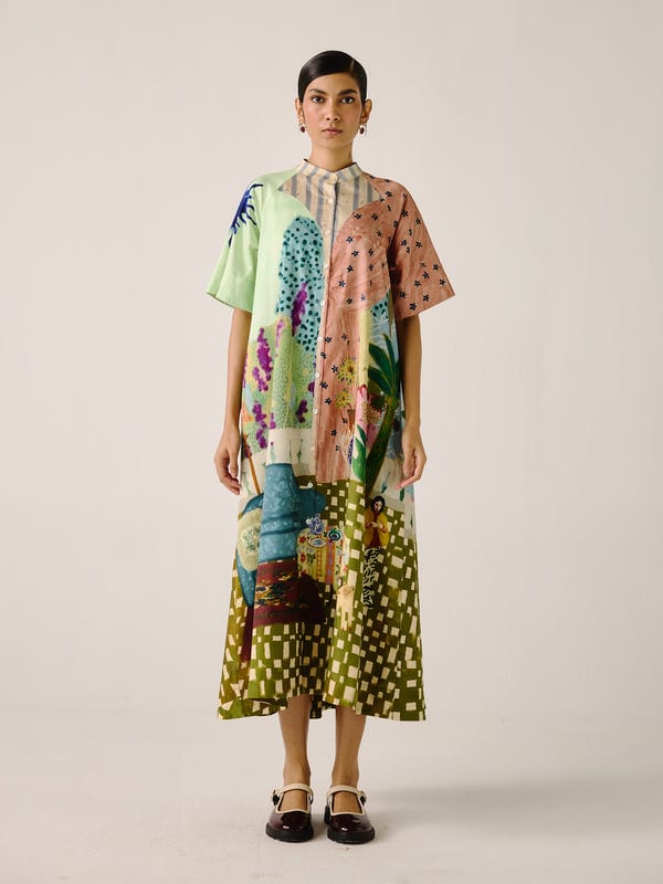 Cord — A-Line Long Dress
