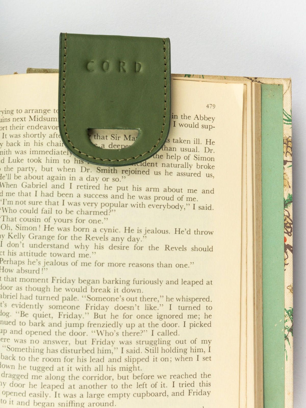 Leather Magnetic Bookmark - image 1