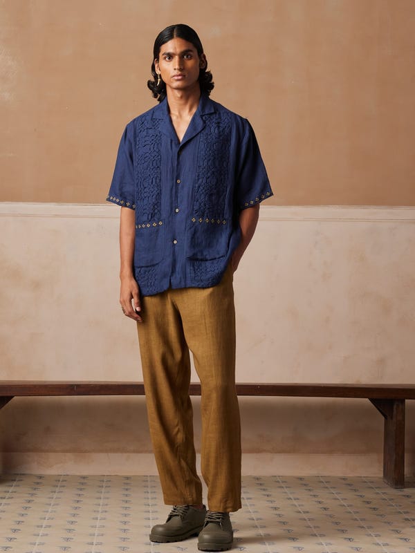 Cord — Smocked Shirt