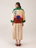 Panel Shirt Set(Panel Shirt + Wrap Skirt) view 5