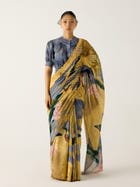 Smocked Saree + Top view 5