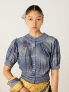 Smocked Saree + Top view 10