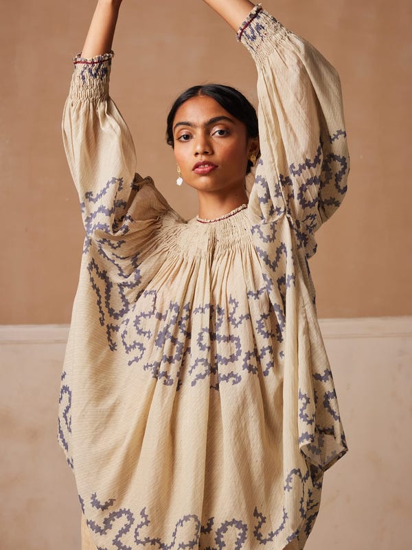Cord — Gathered Top
