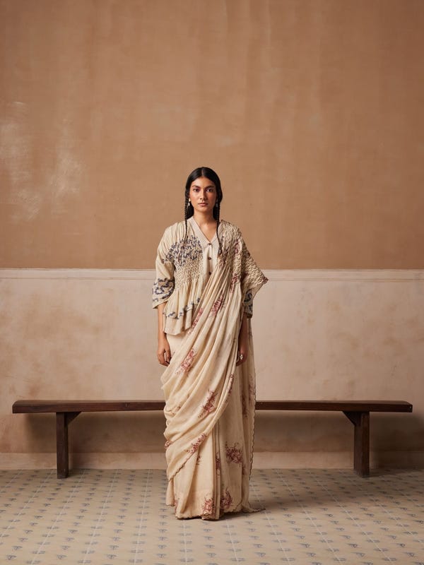 Cord — Smocked Saree