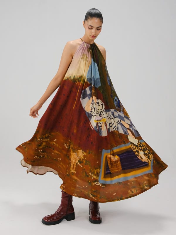 Cord — Circle Long Dress
