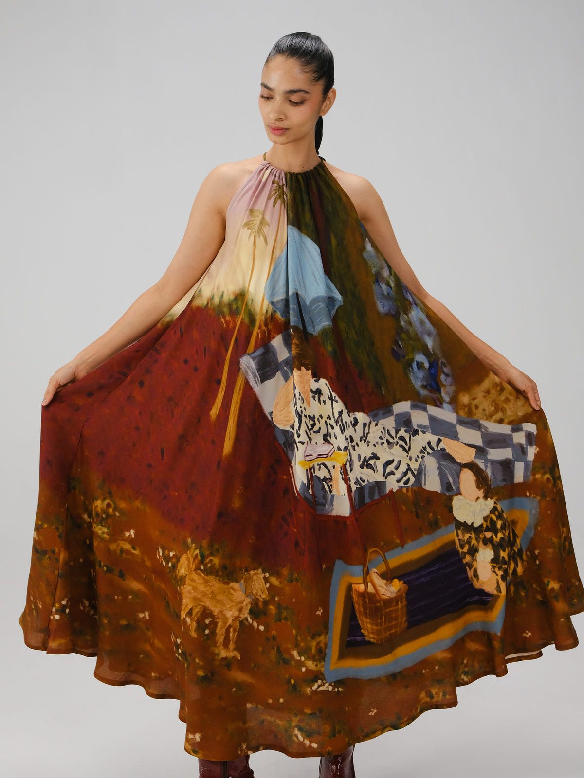 Circle Long Dress - image 3