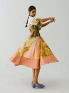 Print Blocked Dress view 2