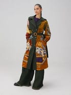 Denim Trench Set view 1