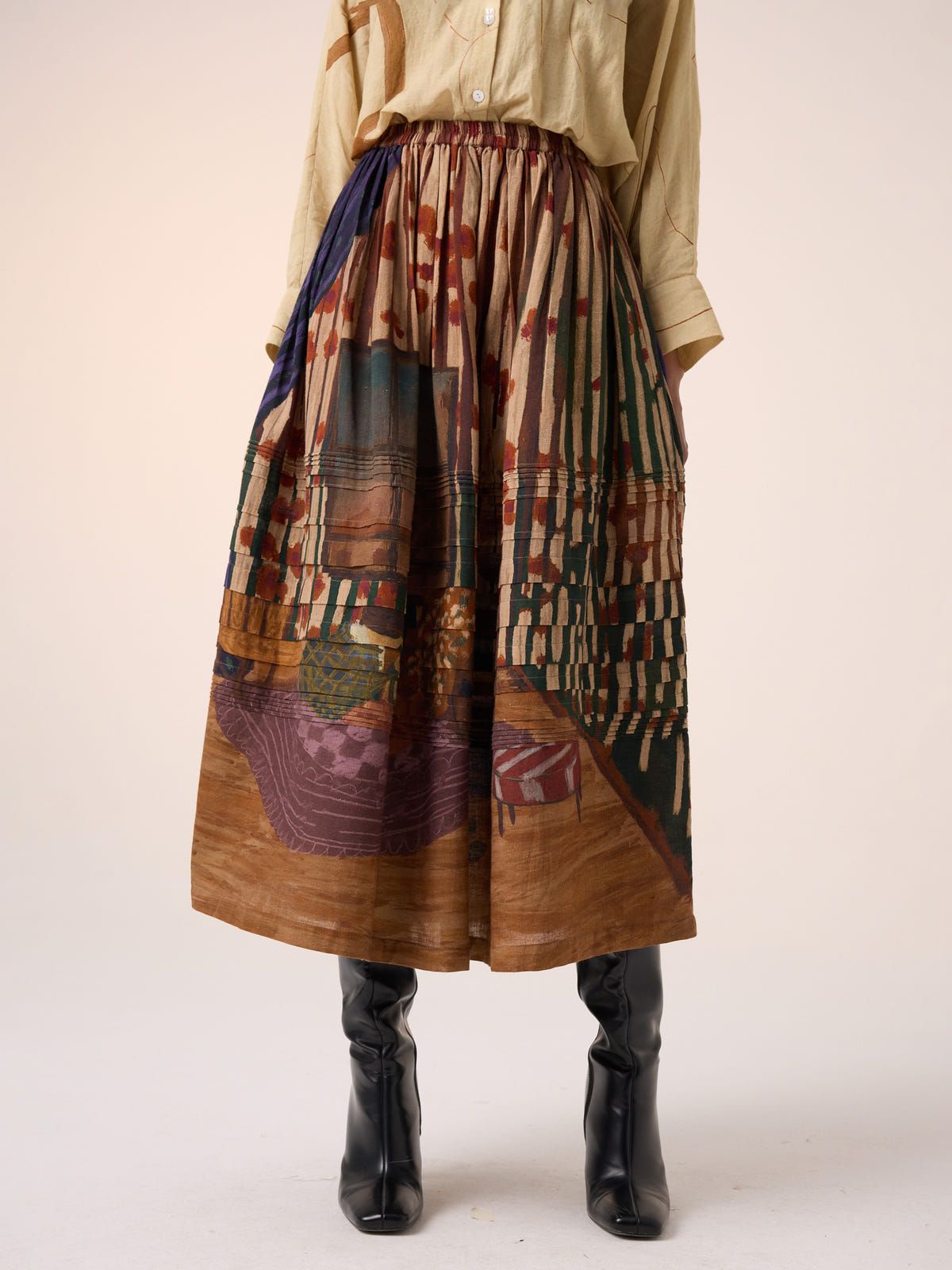 Pintuck Skirt - image 2