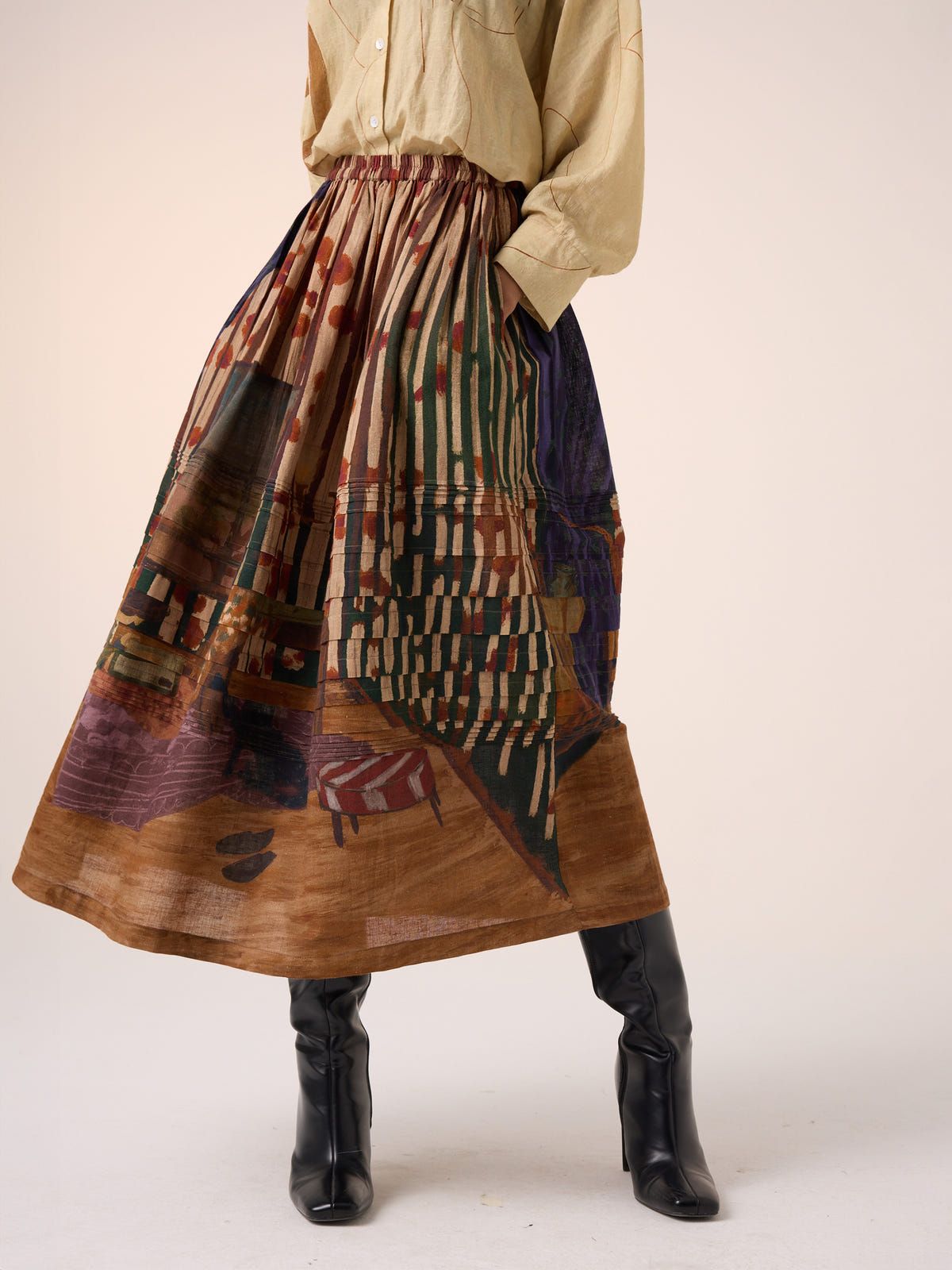 Pintuck Skirt - image 3