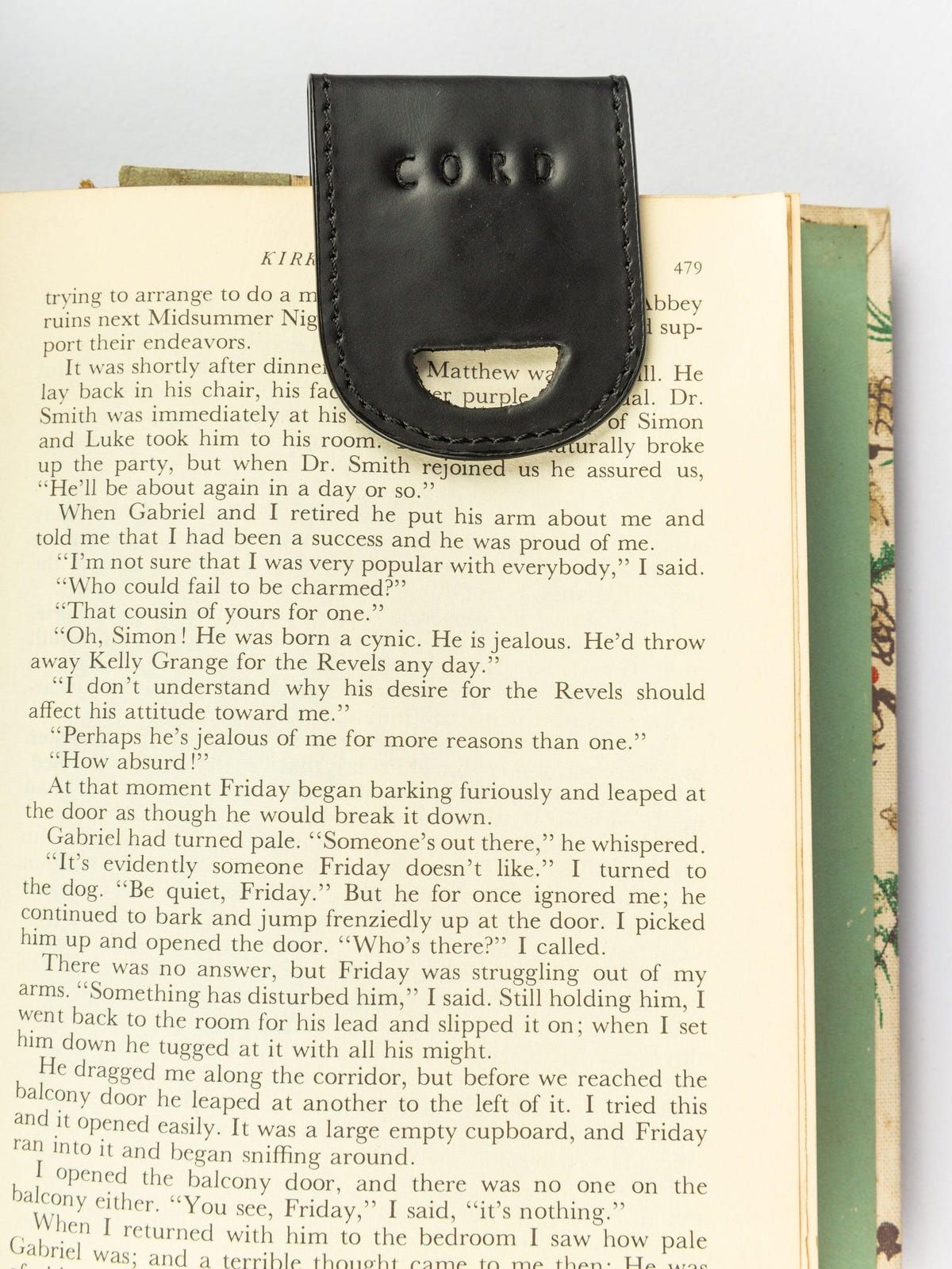 Leather Magnetic Bookmark - image 1