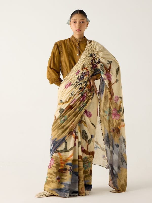 Cord — Smocked Saree