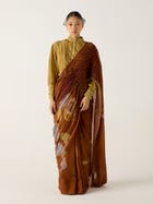 Smocked Saree view 9