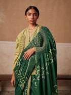 Smocked Saree + Top view 1