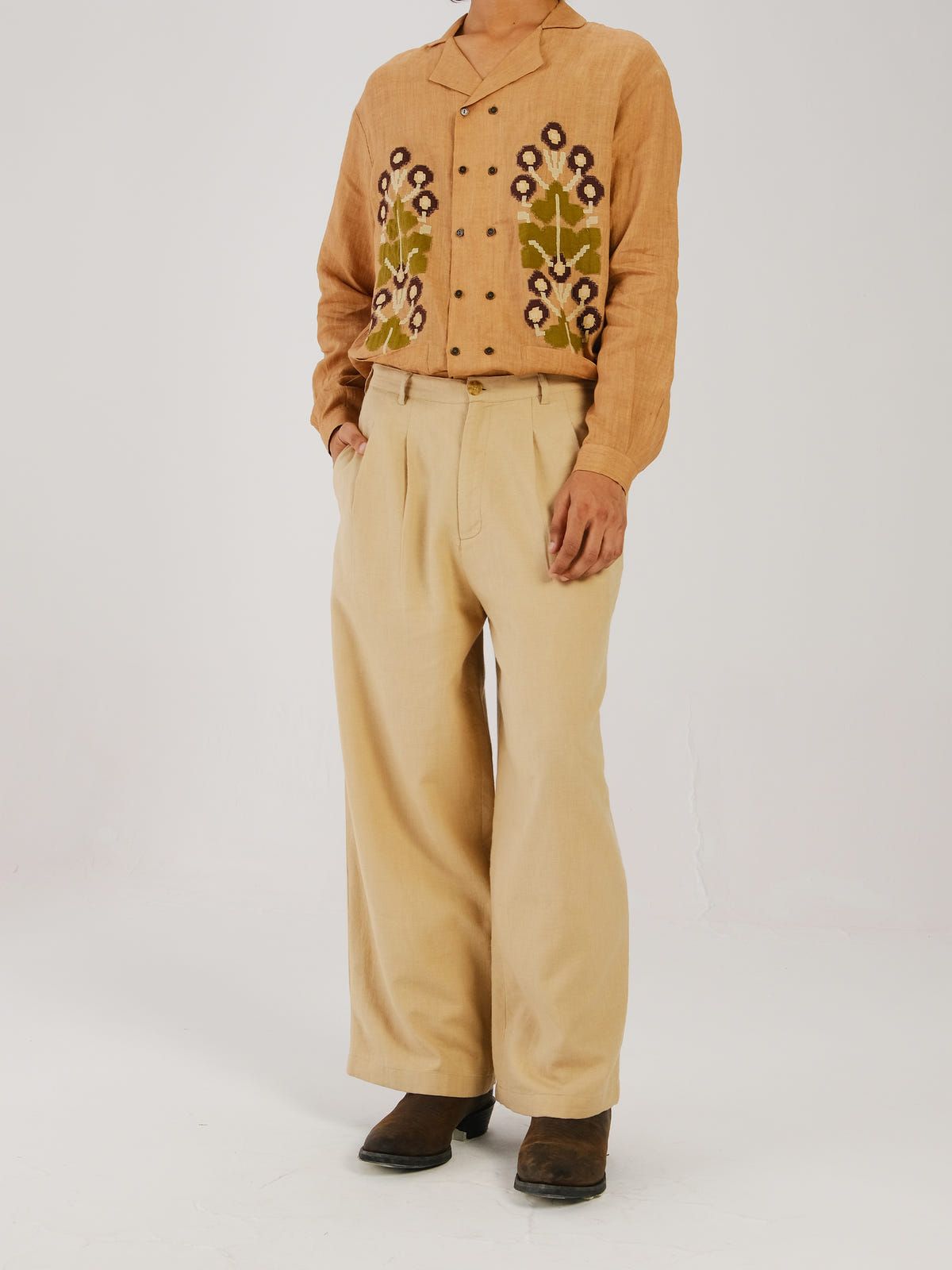 Double Pleat Pant - image 1