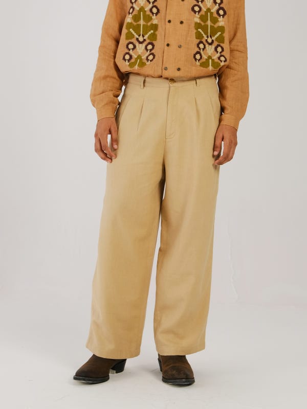 Cord — Double Pleat Pant