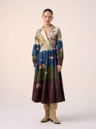 Print Blocked Dress view 6