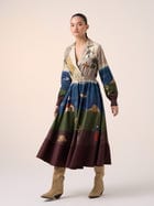 Print Blocked Dress view 7