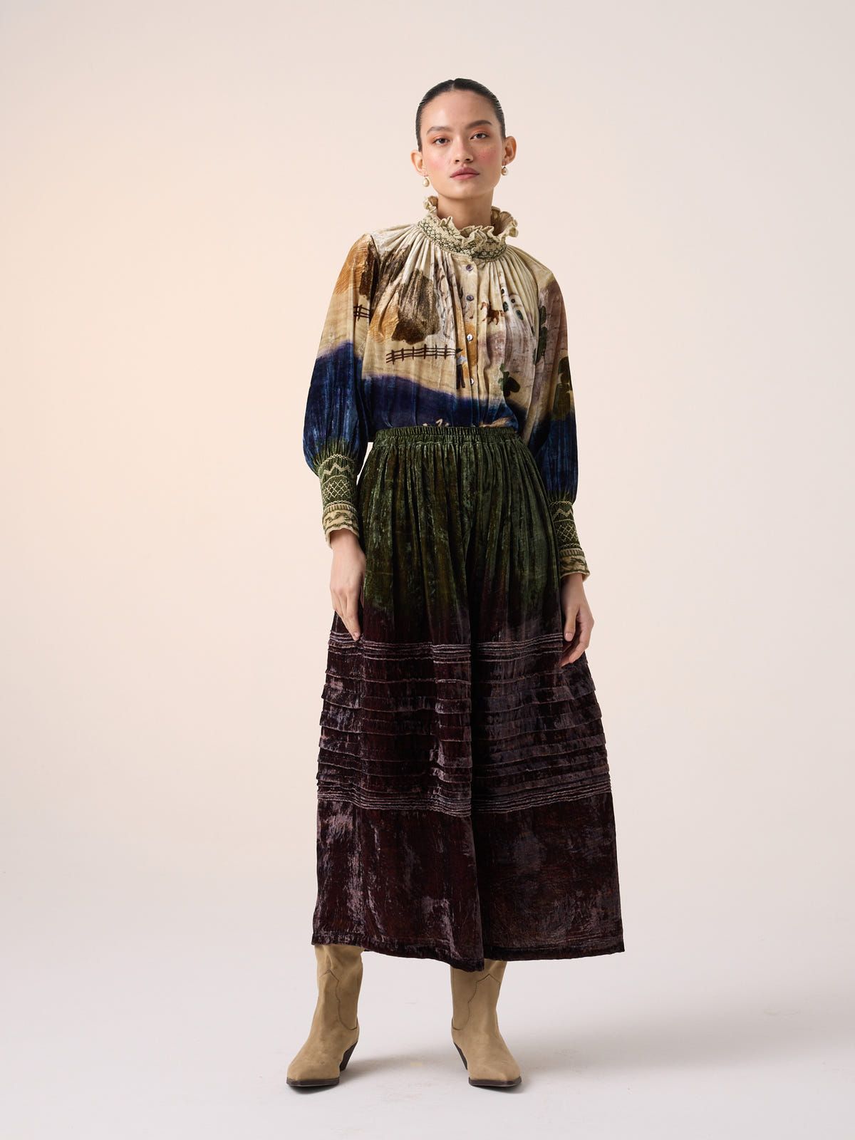 Pintuck Skirt - image 2