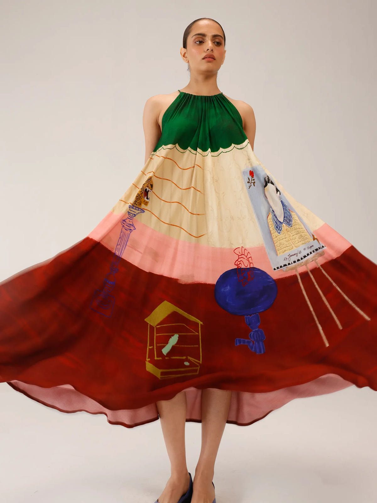 Circle Long Dress - image 8