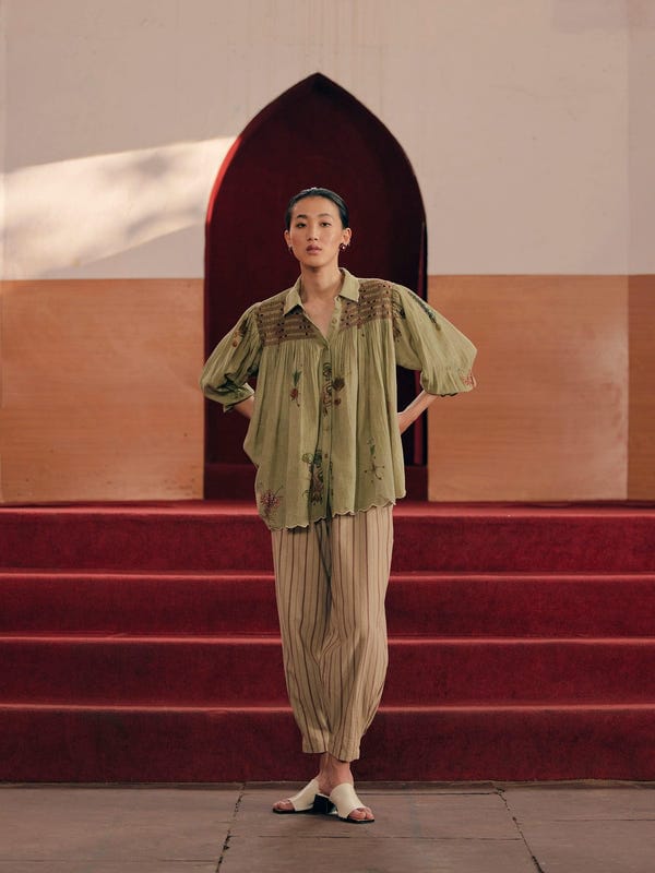 Cord — Pleat Pant